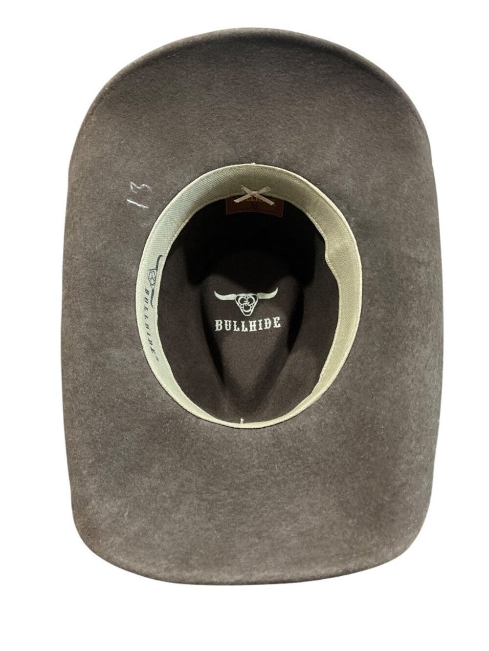 Bullhide Get Along Wool Felt Cowboy Hat Womens Size M Western Beaded Band - Picture 12 of 13